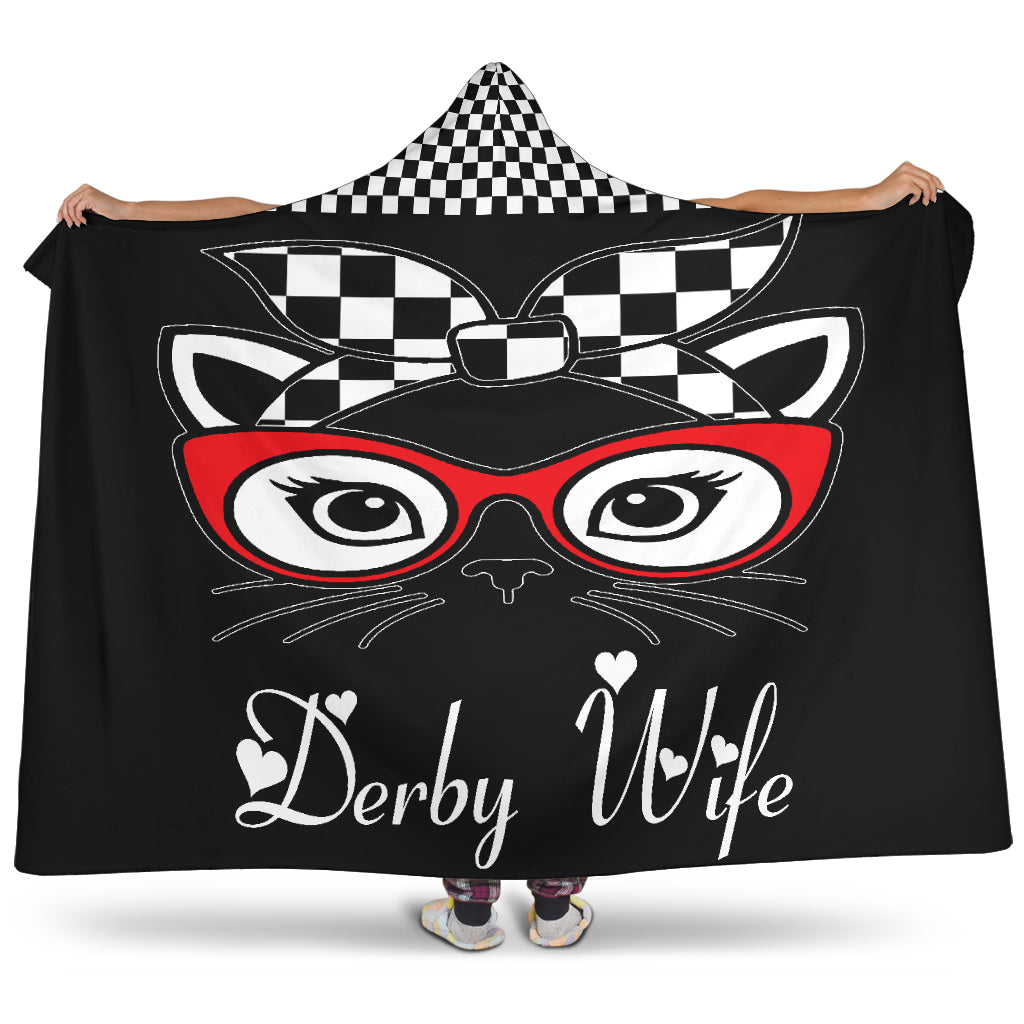 Derby Wife Hooded Blanket