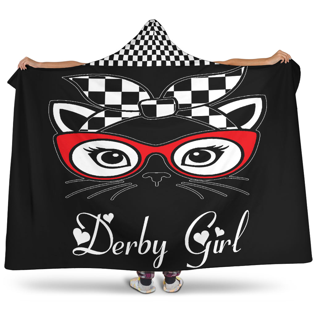 Derby Girl Hooded Blanket