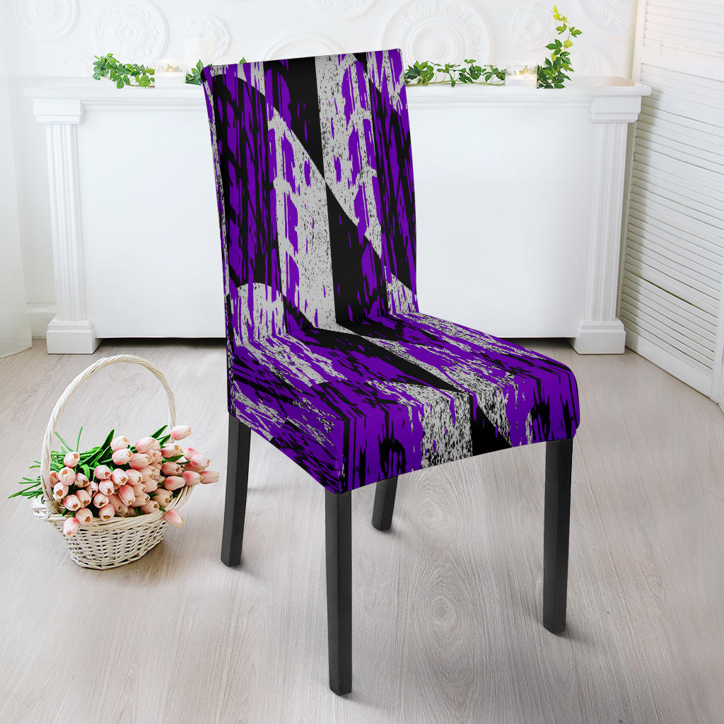 Dirt Racing Dining Chair Slipcover RBPu