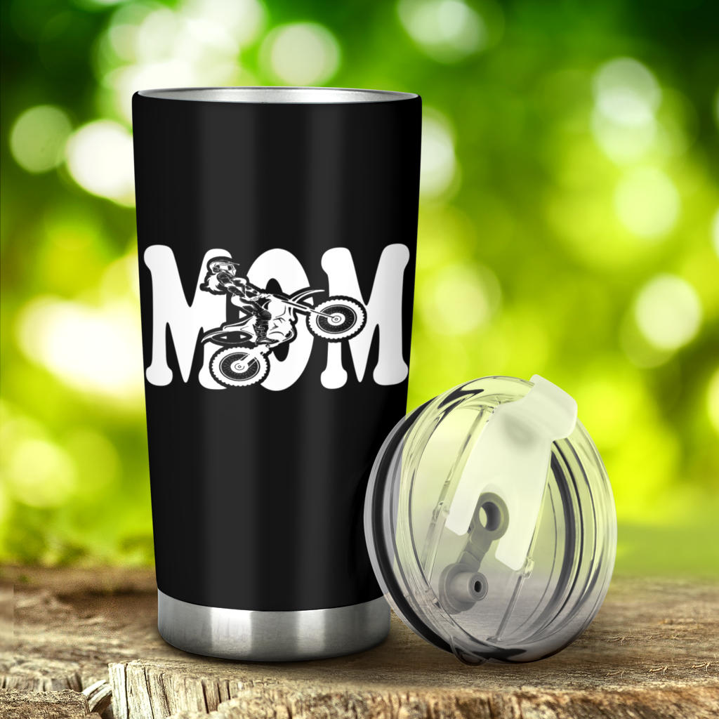 Motocross mom tumbler