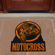 Custom Shaped Motocross Door Mat