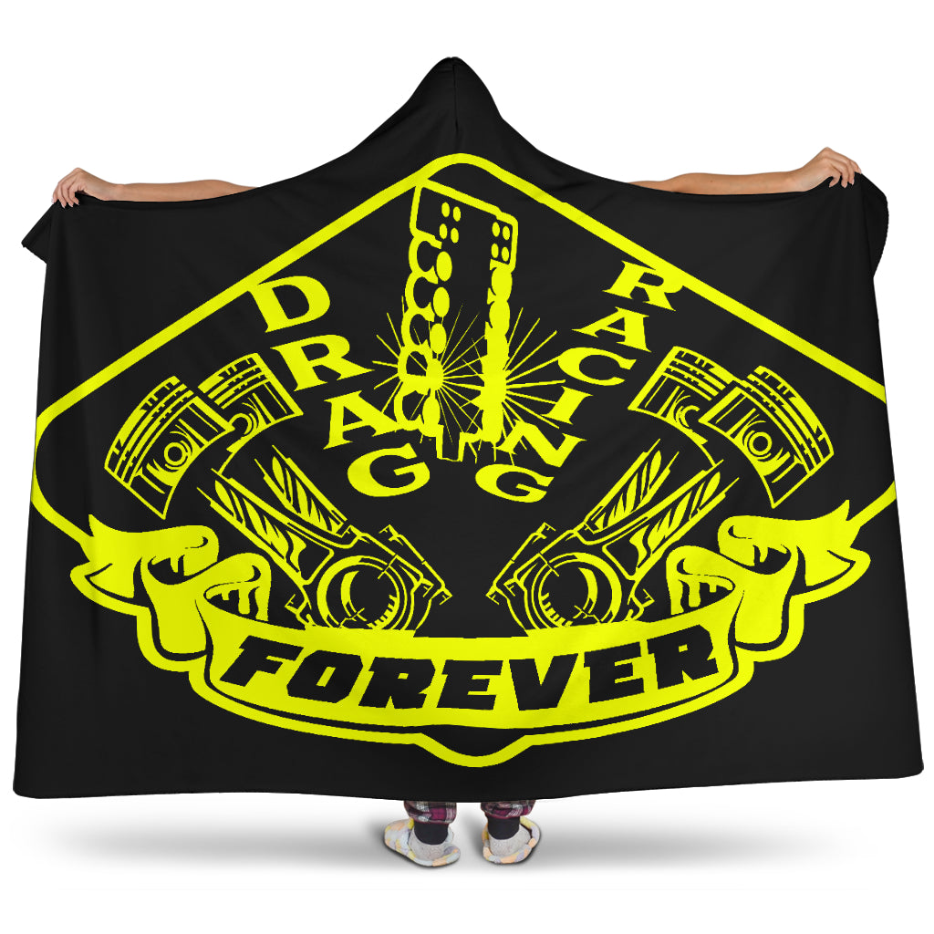 Drag Racing Forever Hooded Blanket