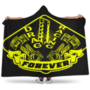 Drag Racing Forever Hooded Blanket