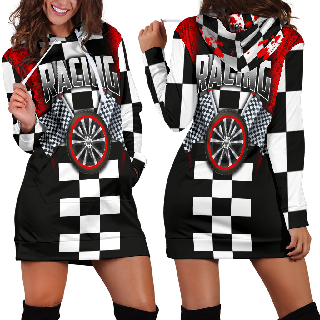 Racing Hoodie Dress