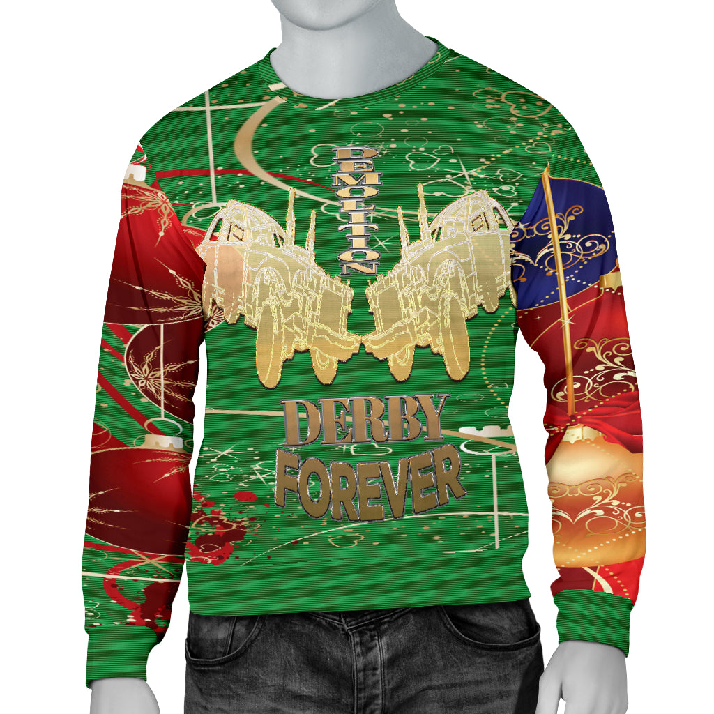 Demolition Derby Ugly Men's Sweater