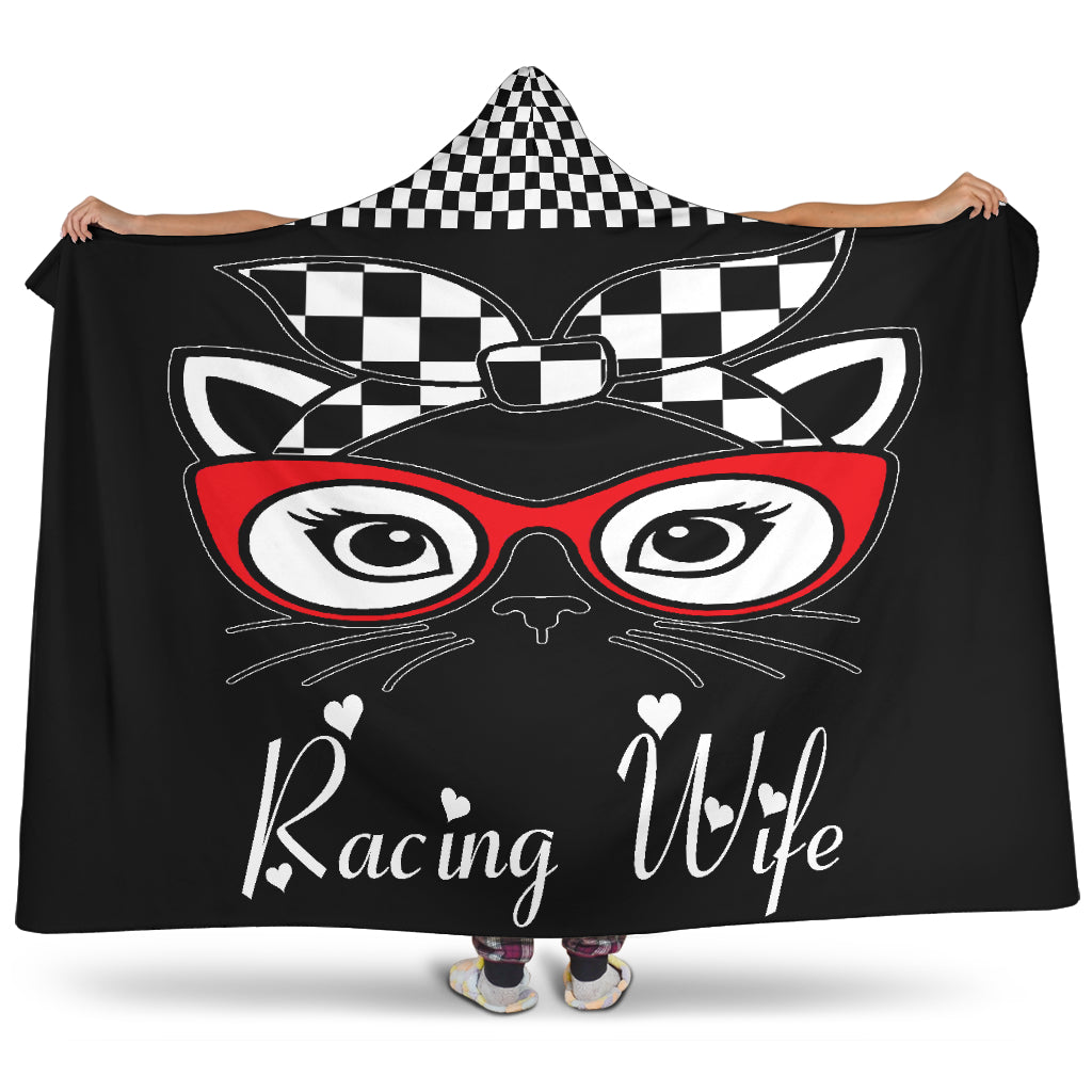 Racing Wife Hooded Blanket