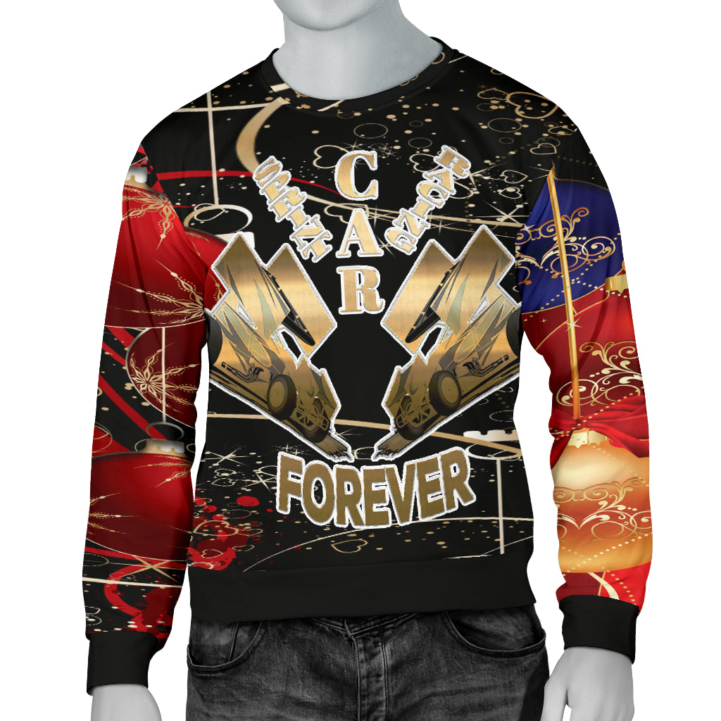 Sprint Car Racing Ugly Men's Sweater