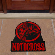 Custom Shaped Motocross Door Mat
