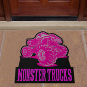 Custom Shaped Monster Trucks Door Mat