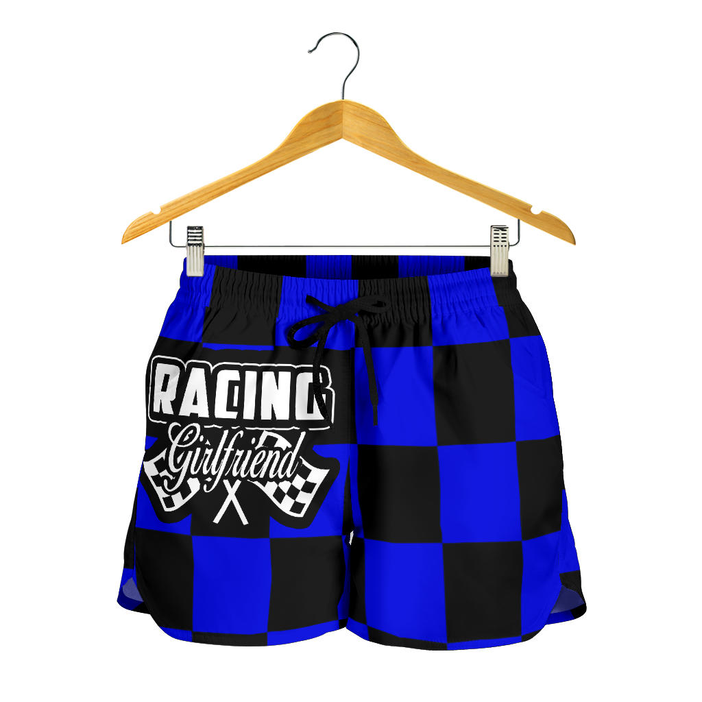 Racing Girlfriend Checkered Shorts