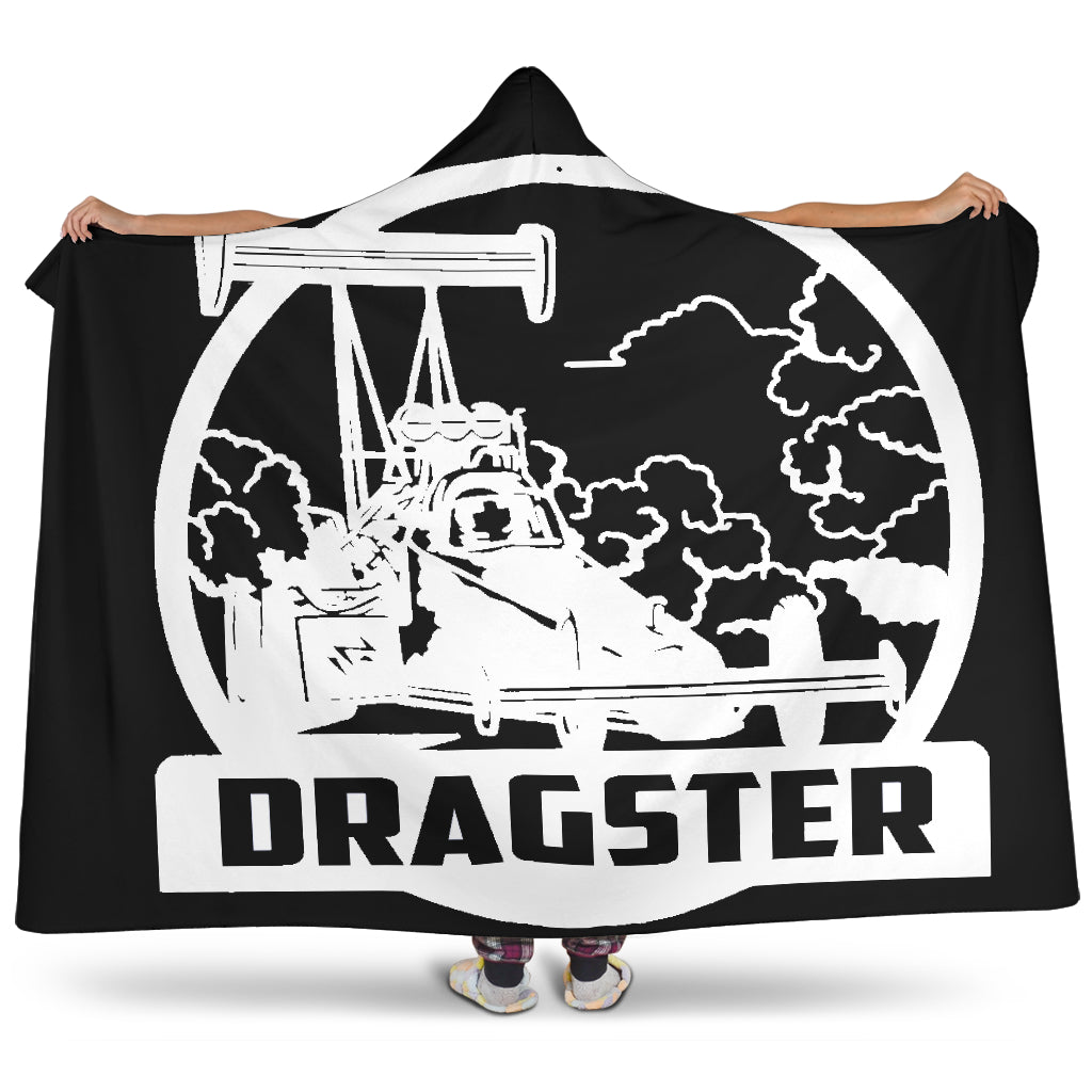 Drag Racing Hooded Blanket RBG