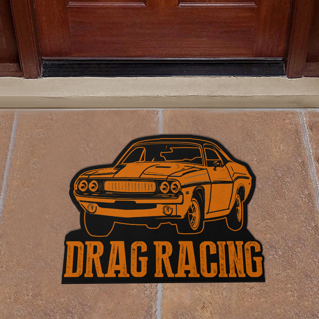 Custom shaped drag racing door ma