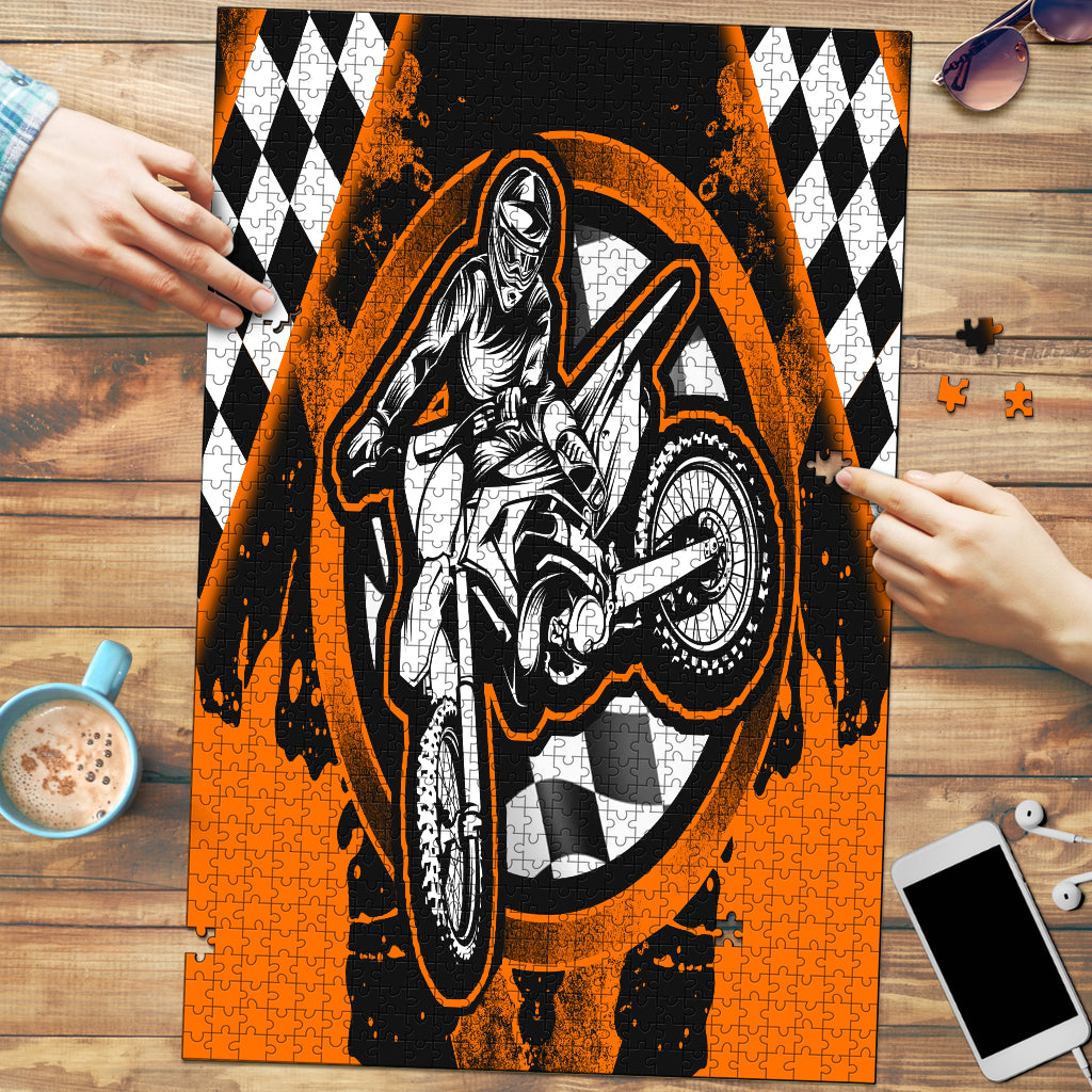 Dirt Bike Racing Jigsaw Puzzle