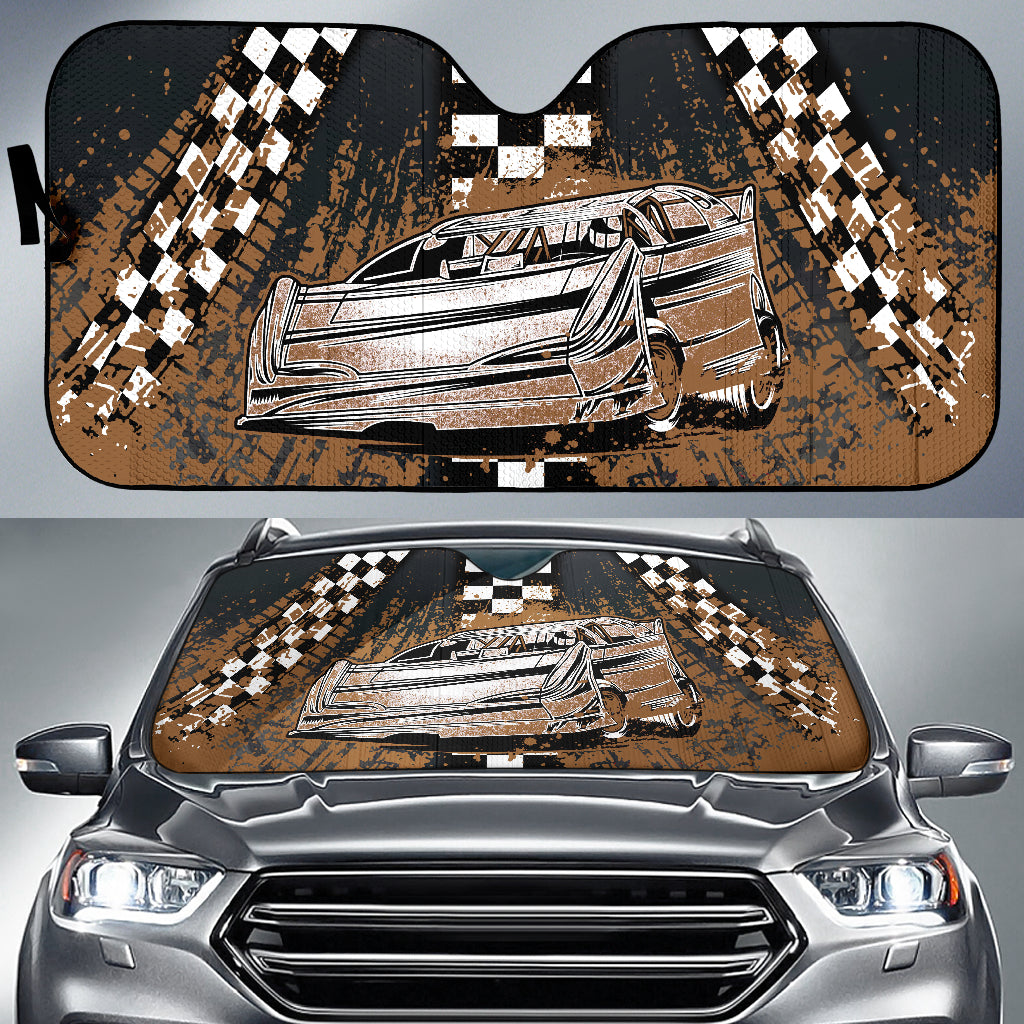 Dirt Racing Late Model Windshield Sun Shade V2