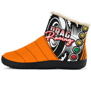 Drag Racing Cozy Winter Boots 