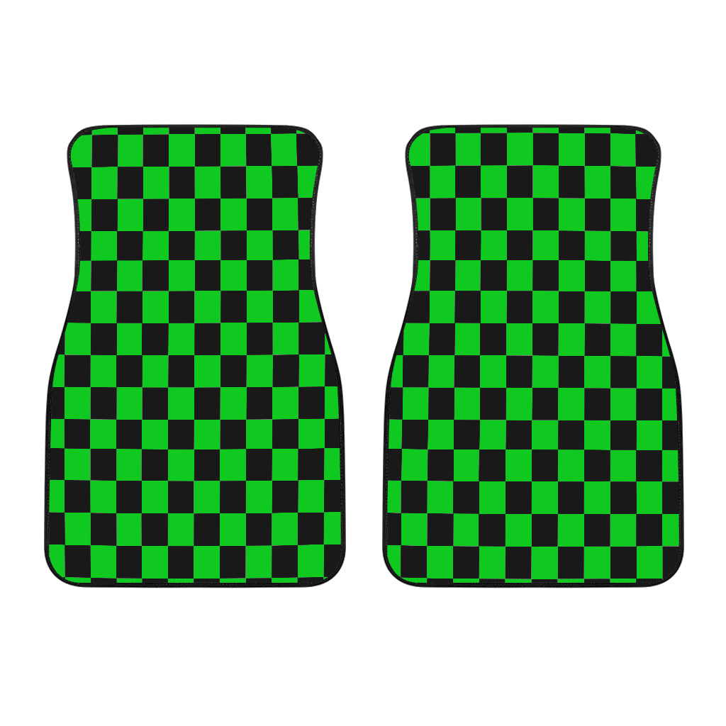 Racing Checkered Flag Car Mats
