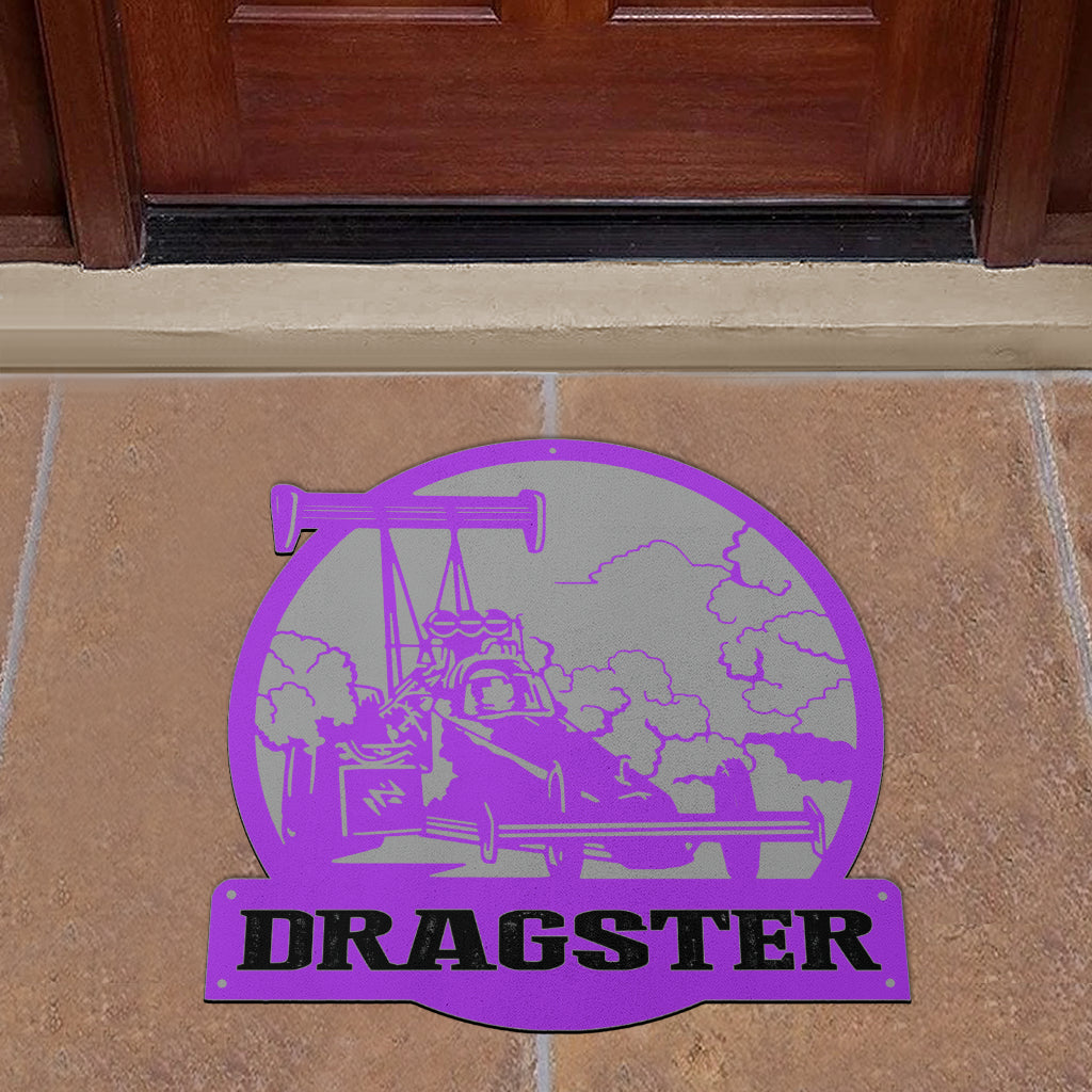 Custom Shaped Dragster Door Mat