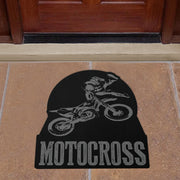 Custom Shaped Motocross Door Mat