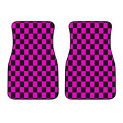 Racing Checkered Flag Car Mats