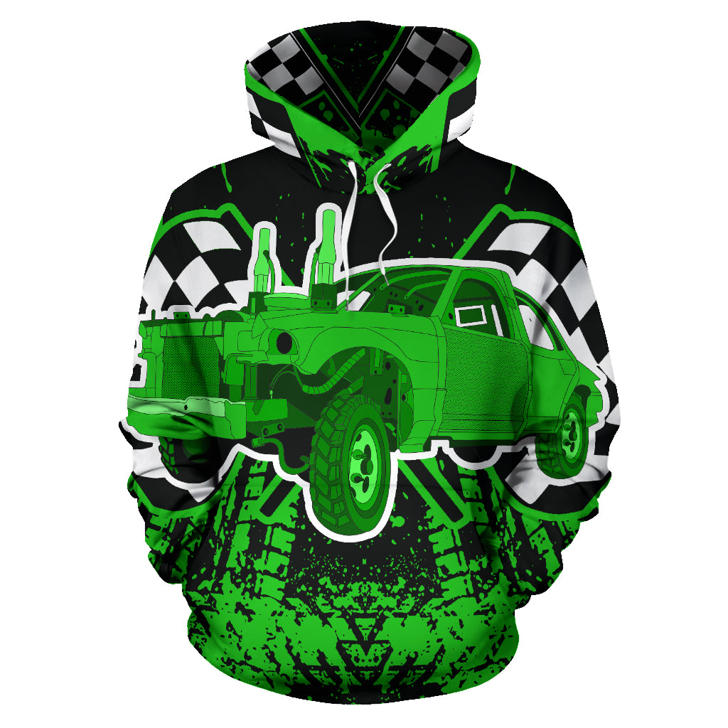 Demolition Derby All Over Print Hoodie