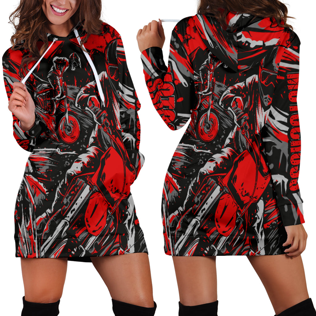 Motocross Hoodie Dress