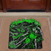 Custom Shaped Motocross Door Mat