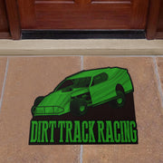 Custom shaped dirt modified door mat