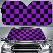 Racing Checkered Flag Windshield Sunshade