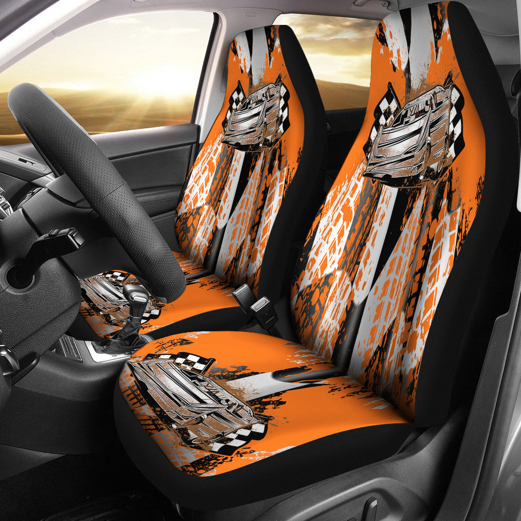 Drag Racing Seat Covers Purple (Set of 2) main image 1