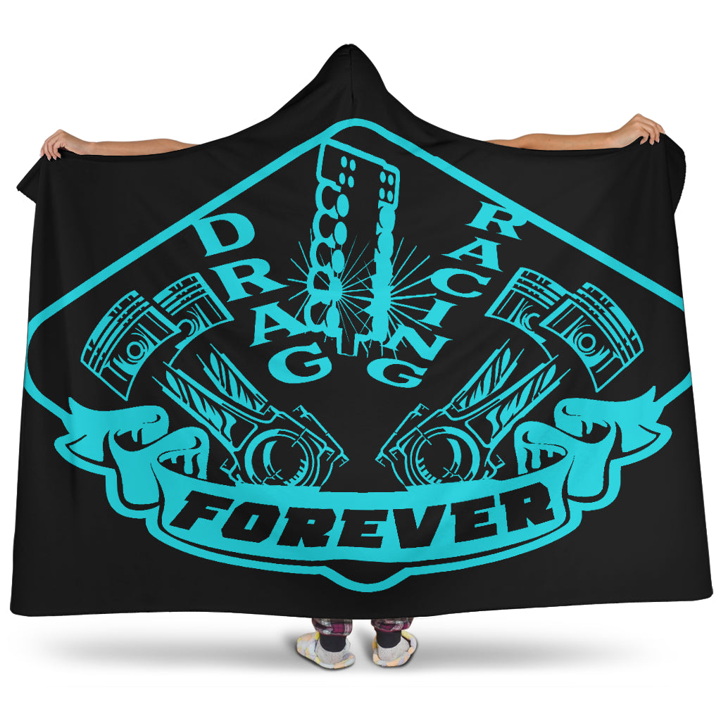 Drag Racing Forever Hooded Blanket