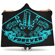 Drag Racing Forever Hooded Blanket