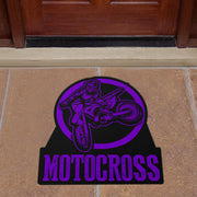 Custom Shaped Motocross Door Mat