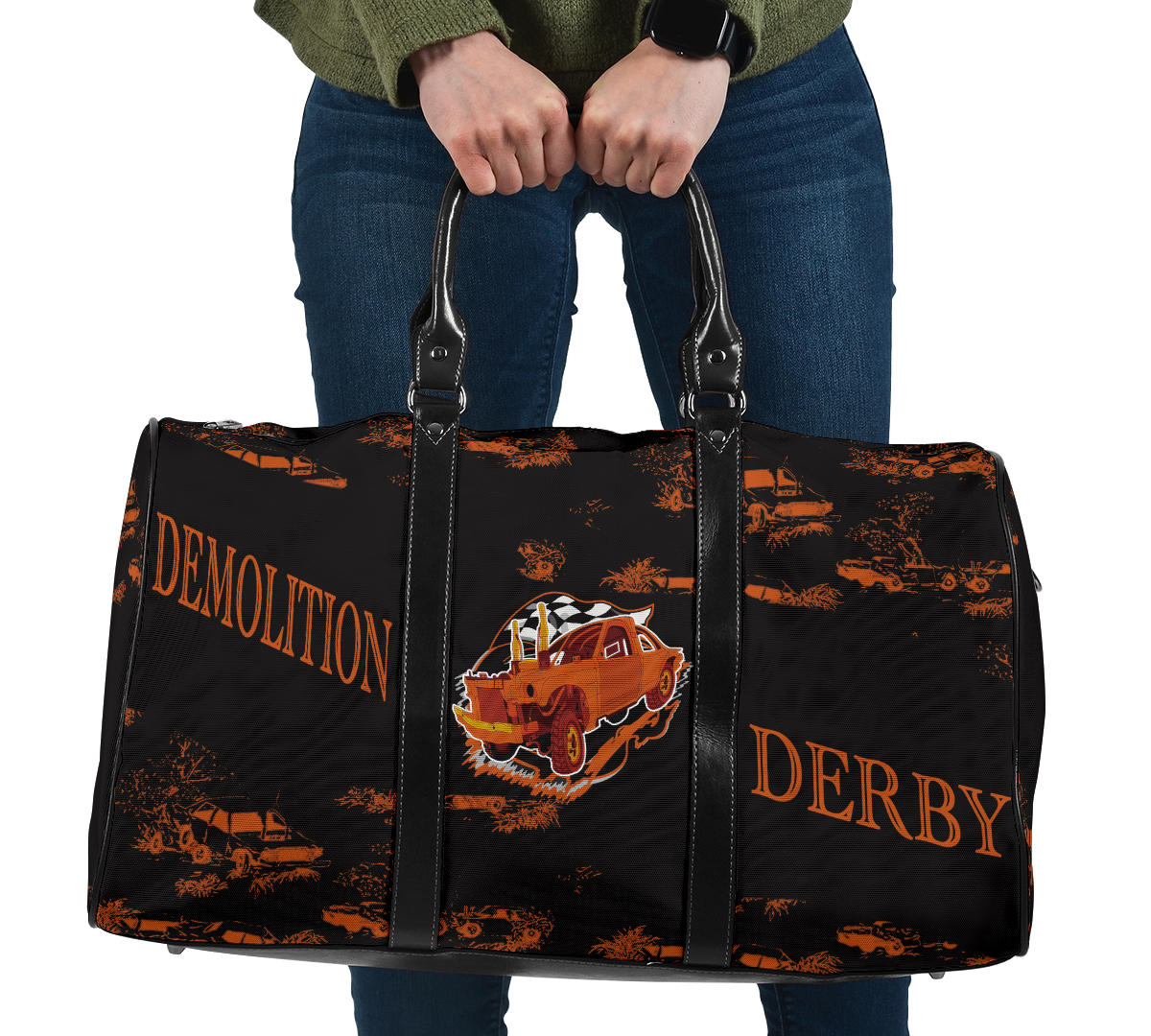 Demolition Derby Travel Bag