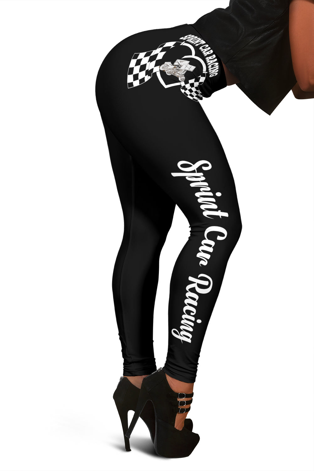 Sprint Car Racing Leggings