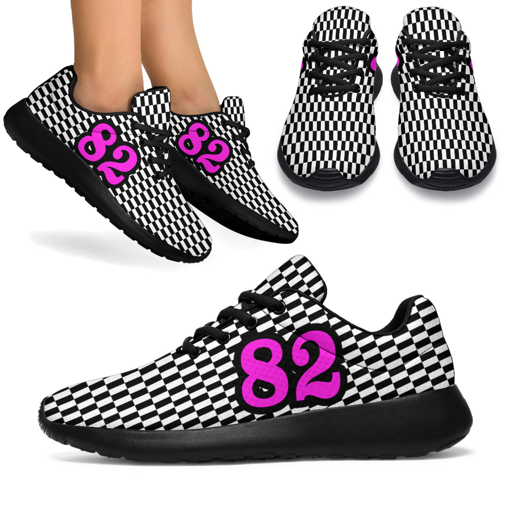 Racing Sneakers Checkered Flag Number 22k