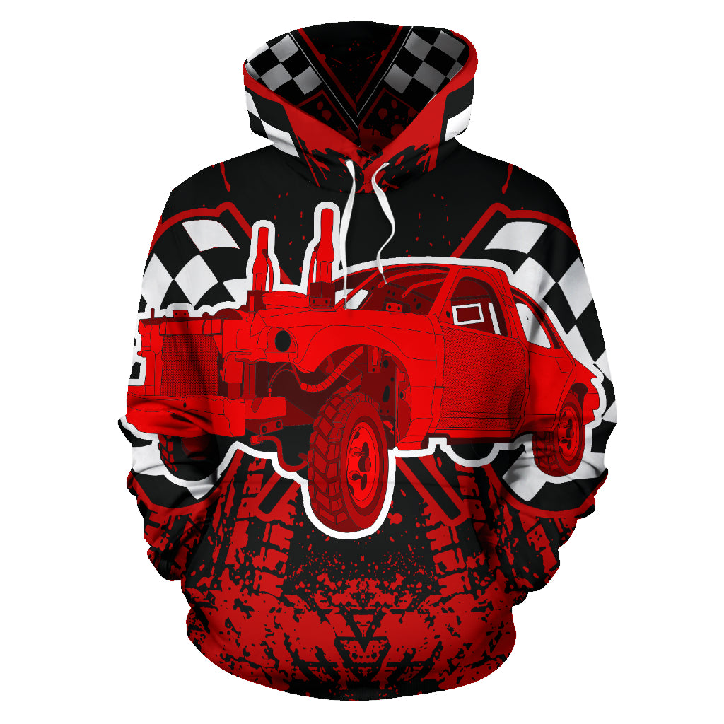 Demolition Derby All Over Print Hoodie
