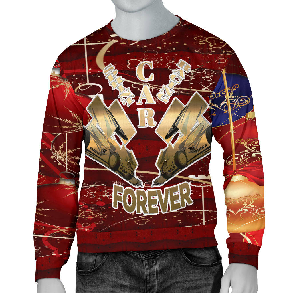 Sprint Car Racing Ugly Men's Sweater