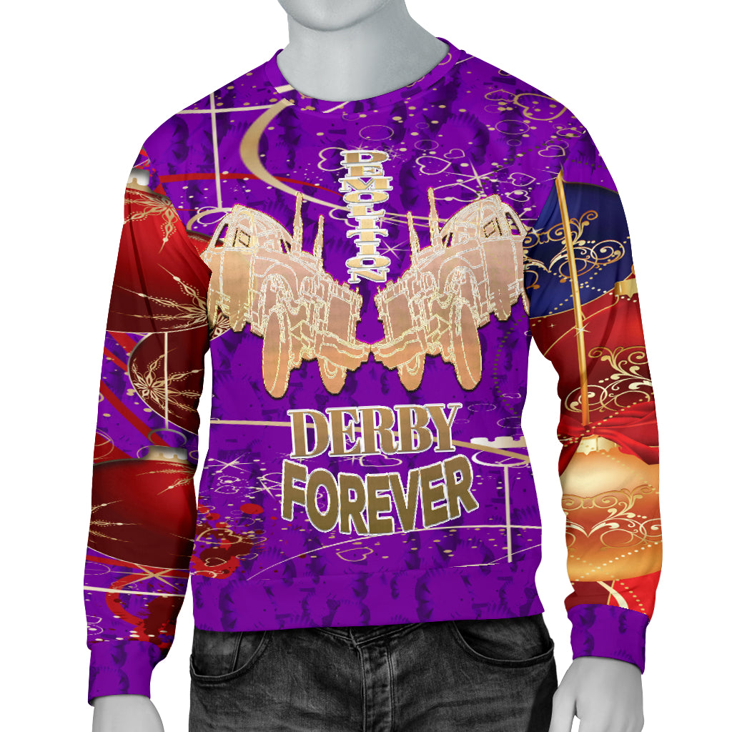 Demolition Derby Ugly Men's Sweater