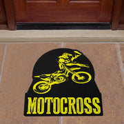 Custom Shaped Motocross Door Mat