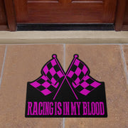 Racing Shaped Door Mats