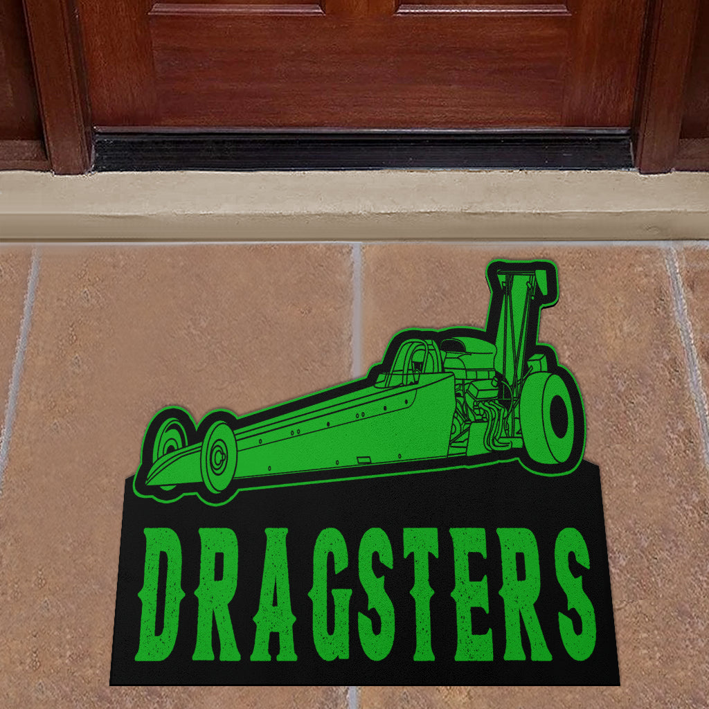 Custom Shaped Dragster Door Mat