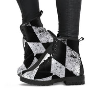 Racing Checkered Boots