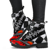 Racing Grandma Heartbeat Boots