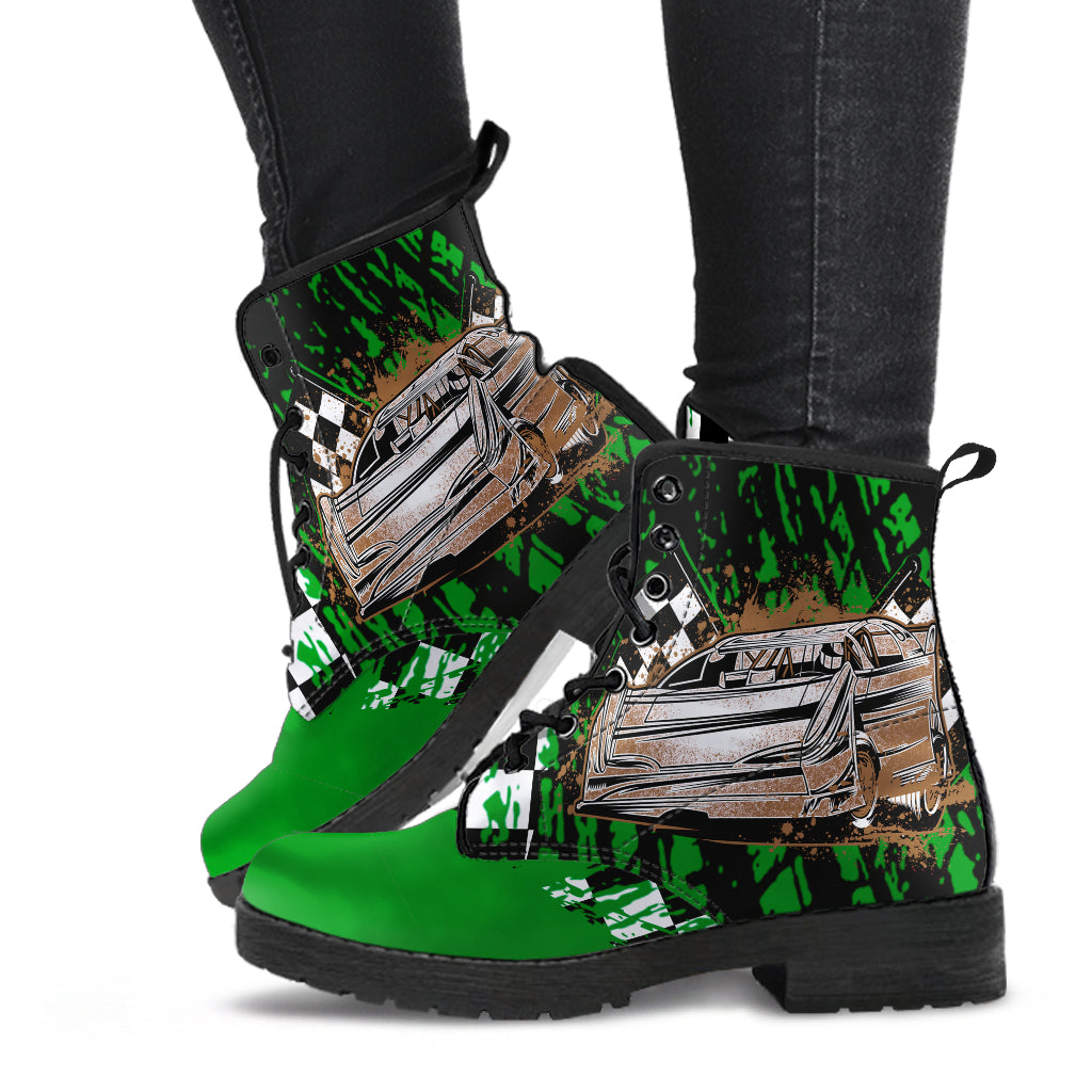 Racing Boots Late Model Green