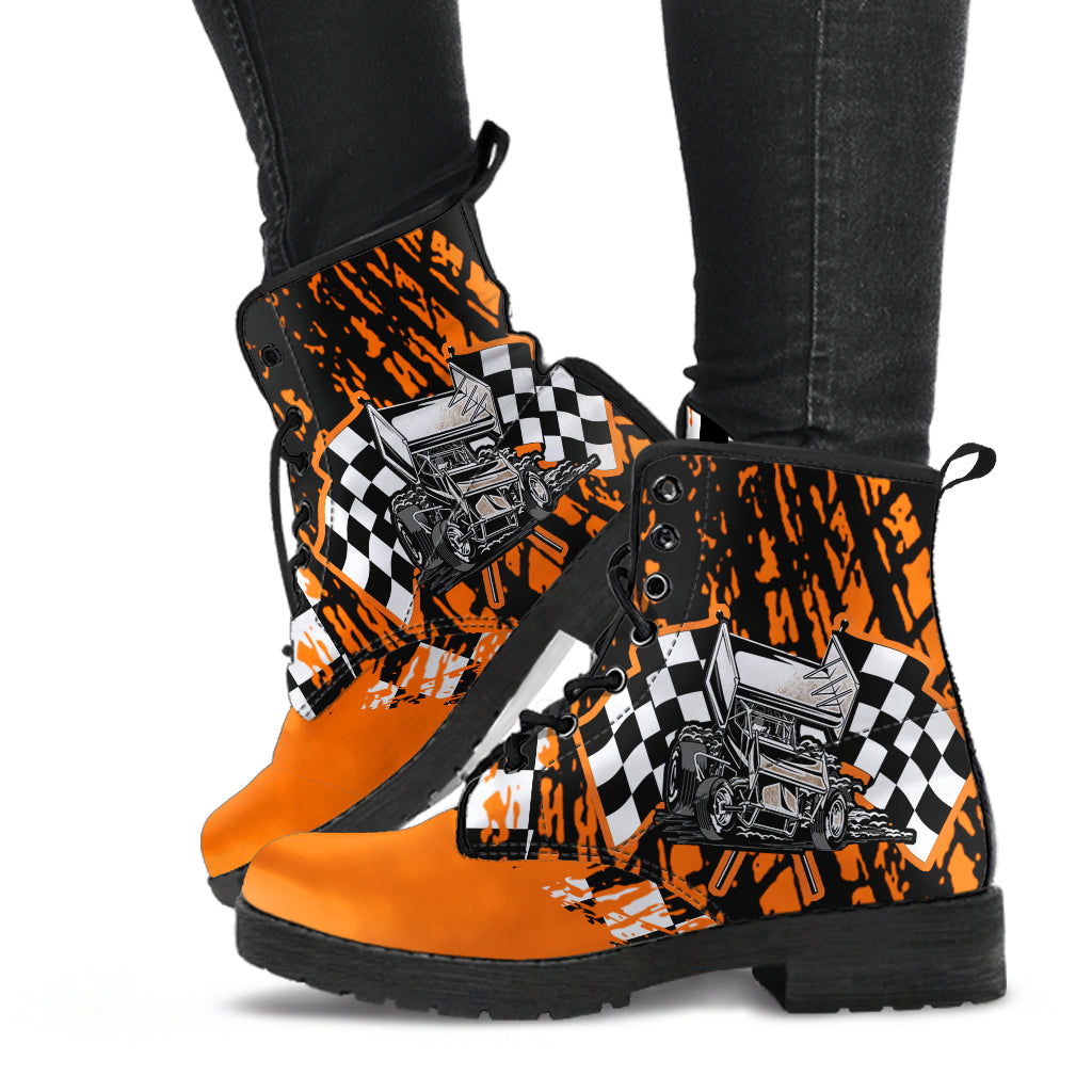 Racing Boots Sprint Car Orange