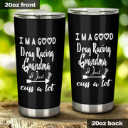 Drag racing tumbler