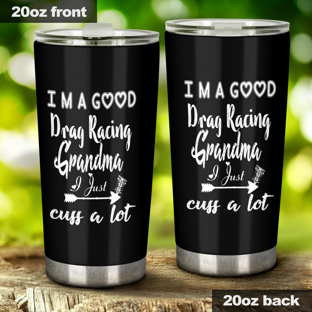 Drag racing tumbler