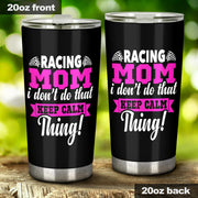 racing mom tumbler