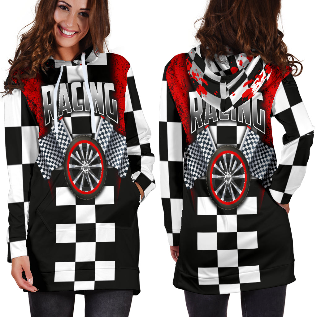 Racing Hoodie Dress