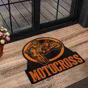 Custom Shaped Motocross Door Mat